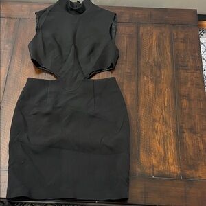 FRIENDS Black Backless Dress